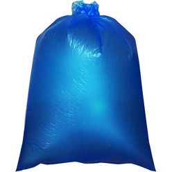 새니피아 분리수거 재활용 쓰레기 비닐봉투 평판 중 청, 60L, 100개