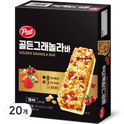 포스트 골든 그래놀라 밀크바, 270g, 2개