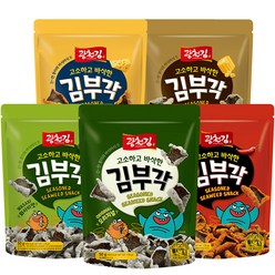 광천김 고소하고 바삭한 김부각 50g x 5종 세트, 1세트