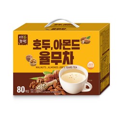 다농원 호두 아몬드 율무차, 80개입, 1개, 18g