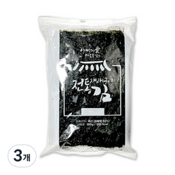 아버지애 마음을담아 전통재래구이김, 100g, 3개