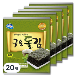 바다맘 구운돌김, 15g, 20개