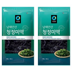 청정원 남해안산 청정미역, 100g, 2개