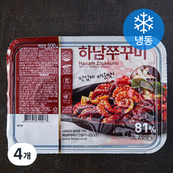 하남쭈꾸미 매운맛 (냉동), 500g, 4개
