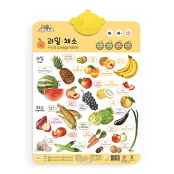 요미몬 사운드차트 학습벽보 + 포스터 + 브로마이드, 과일 채소, 요미차트