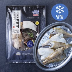 해슬로 깔끔한 손질 가자미 (냉동), 400g(중, 5~6미), 1팩