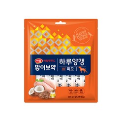 밥이보약 도그 하루양갱 간식 피모 28p, 1개, 닭고기