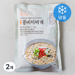 더오담 콩비지찌개 (냉동), 500g, 2개