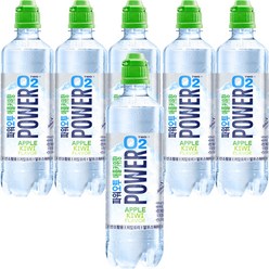 파워오투 애플 키위맛 혼합음료 500ml x 6p, 6개