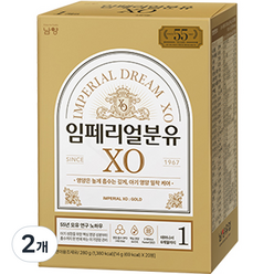 임페리얼XO 스틱분유 1단계 0~6개월 280g, 2개