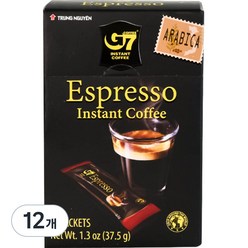지세븐 에스프레소 인스턴트 커피, 2.5g, 15개입, 12개
