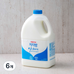 서울우유 저지방우유, 2300ml, 6개