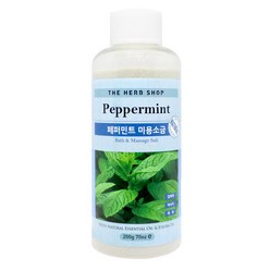더허브샵 페퍼민트 마사지 미용소금, 200g, 1개