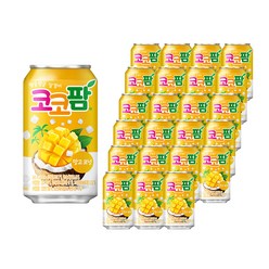 해태htb 코코팜 망고코넛, 340ml, 24개