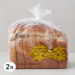 밀도 호밀잡곡 식빵, 480g, 2개