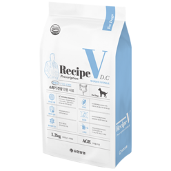 유한양행 Recipe V 반려견 처방식사료, 소화기능 개선, 1.2kg, 1개