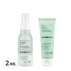 닥터포헤어 피토프레시 두피 토닉 100ml + 샴푸 70ml 세트, 2세트