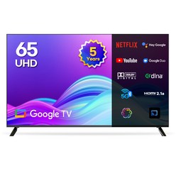 이노스 5년 무상AS 4K UHD 구글 ZERO EDITION TV, 164cm(65인치), G65, 스탠드형, 방문설치