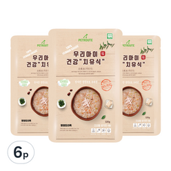 펫루트 우리아이 치유식 반려견 영양죽, 오리, 120g, 6p