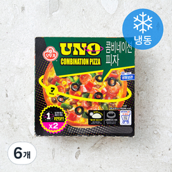 오뚜기 콤비네이션 피자 UNO (냉동), 195g, 6개
