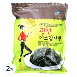 한아담식품 광천 미스 김자반, 500g, 2개