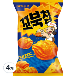 꼬북칩 오리온 크런치즈, 80g, 4개