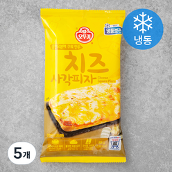 오뚜기 치즈 사각피자 (냉동), 88g, 5개