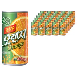 자연은 고칼슘 오렌지주스, 180ml, 90개