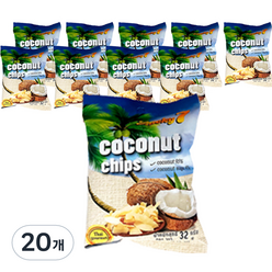 럭키세븐 코코넛칩, 20개, 32g