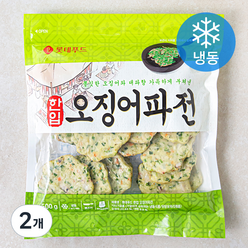 롯데푸드 한입 오징어파전 (냉동), 500g, 2개