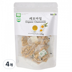 힐링앤팜 유기농 캐모마일, 1.5g, 10개입, 4개