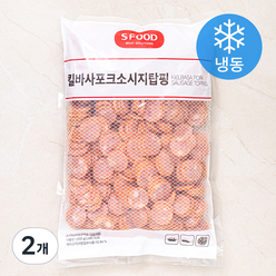 에쓰푸드 킬바사포크 소시지 탑핑 (냉동), 1kg, 2개