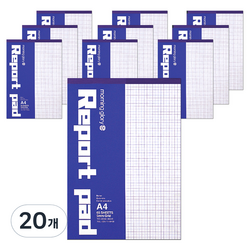 모닝글로리 2000 A4 레포트 패드 방안, 20개