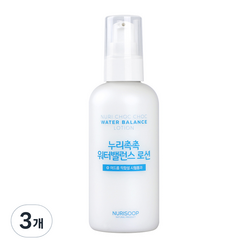 누리숲 누리촉촉 워터밸런스 로션, 160ml, 3개