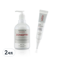 제노트리 비듬 제로 라이트 두피 샴푸 300ml + 두피에센스 25ml 세트, 2세트