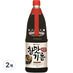 덕화 참맛기름, 1.8L, 2개