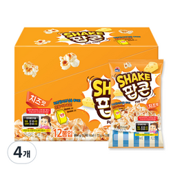 SHAKE 팝콘 치즈맛 12p, 864g, 4개