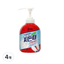 소키 간편한 찌든때 전용 세제, 500ml, 4개