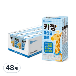 연세우유 키짱 유산균 음료, 190ml, 48개