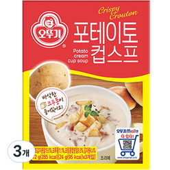 오뚜기 포테이토 컵스프 3p, 72g, 3개