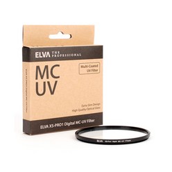 ELVA 멀티코팅 초슬림 MC UV 카메라 렌즈 필터 82mm, XS-PRO1