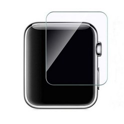 루아러블 애플워치 액정 보호 3D 강화유리 44mm, 투명