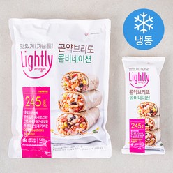 라이틀리 곤약브리또 콤비네이션 (냉동) 4입, 500g, 1개