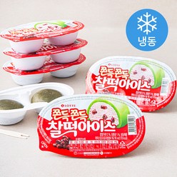 쫀득쫀득 찰떡아이스 (냉동), 90ml, 6개