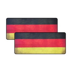 디씨네트워크 키보드 마우스 게이밍 국기 장패드 5mm, 독일, 2개