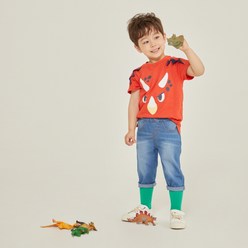 코코리따 아동용 리얼 공룡 디자인 티셔츠 CERA204J5
