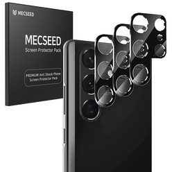 MECSEED 3CX 프리미엄 빛번짐방지 풀커버 강화유리 휴대폰 카메라 렌즈 보호필름 3p 세트, 1세트