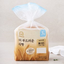 델리팜 더 부드러운 식빵 3입, 190g, 1봉