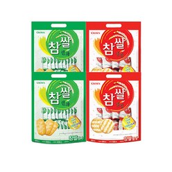 크라운 참쌀선과 253g * 2 + 참쌀설병 270g * 2 세트, 1세트, 혼합색상