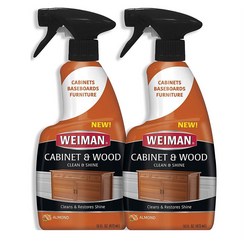 Weiman Furniture Polish & Wood Cleaner Spray 와이만 원목가구 광택 크리너 16oz(473ml) 2개, 1개